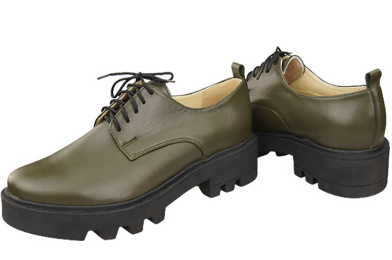 Women's shoes Lace-up leather Natural 180 ElitaBut
