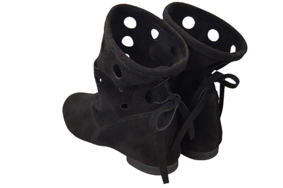 Shoes Boots Women's natural leather velor 160 ElitaBut