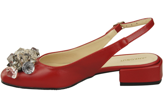 Women's Shoes Sandals with Crystals Natural Leather 215 ElitaBut