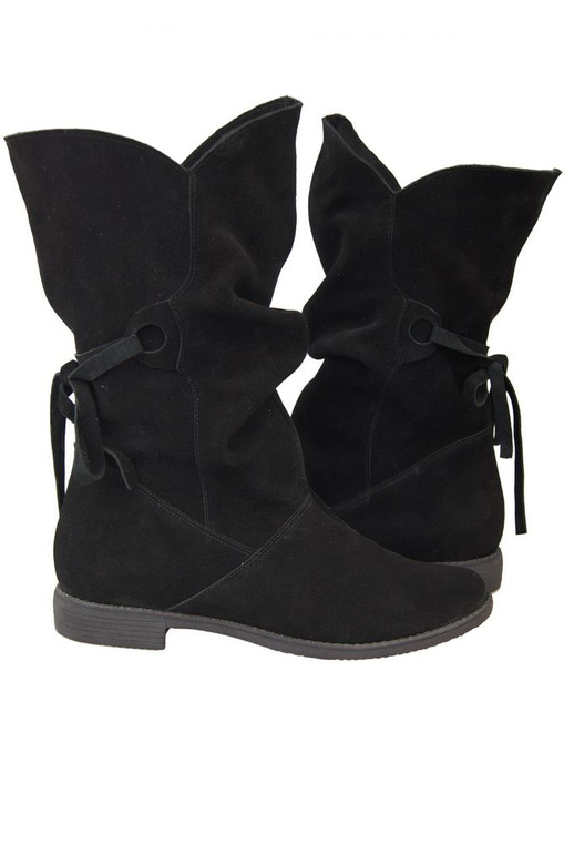 Shoes Women's boots Winter natural leather velor 999 Z ElitaBut