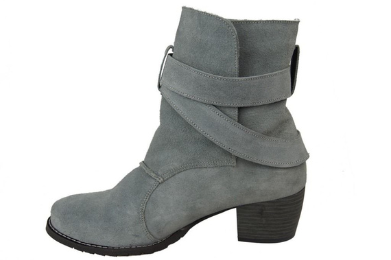 Shoes Women's boots Natural leather Velor 119 ElitaBut