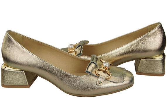 Women's shoes Pumps Natural leather 195 ElitaBut