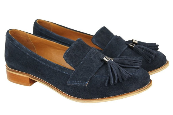 Shoes Women's loafers Natural Leather Velor 134 ElitaBut