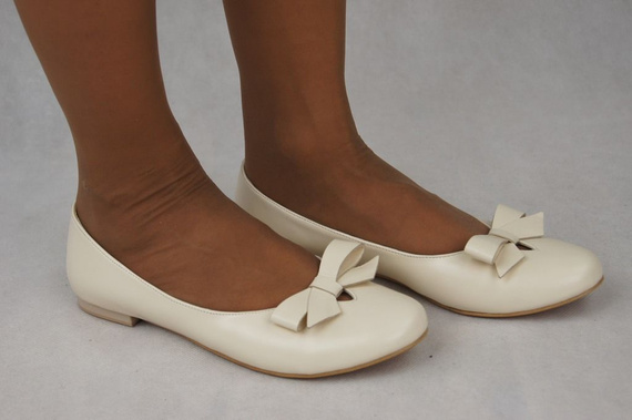 Shoes Ballerinas Women's natural leather 998 ElitaBut