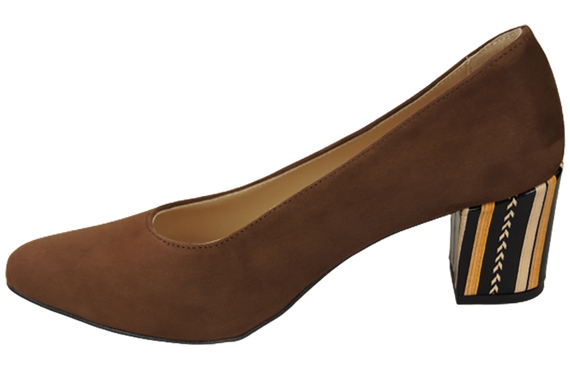 Women's footwear Women's pumps Suede leather 158 Z ElitaBut