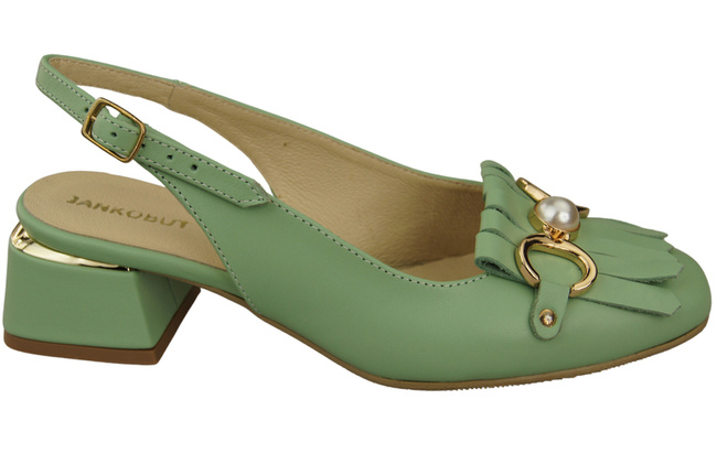 Women's Shoes Sandals Decorated with Fringes Natural Leather 208 ElitaBut