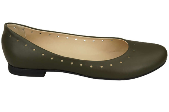 Women's Shoes Comfortable Ballerinas Natural Leather 162 ElitaBut