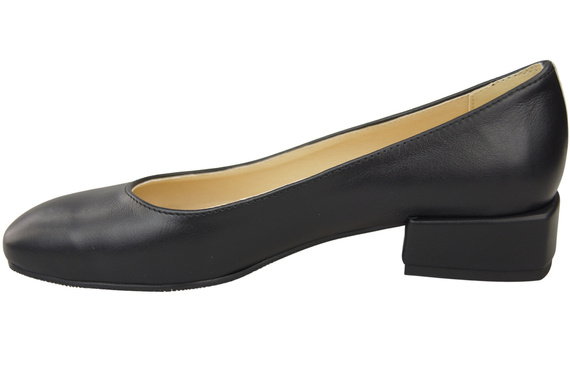 Comfortable Women's Shoes Flat Pumps, Natural Leather 204 ElitaBut