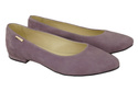Women's shoes Ballerinas natural leather Suede 131 ElitaBut