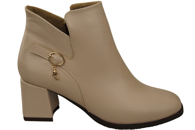 Women’s Ankle Boots ElitaBut 226 Genuine Leather, Insulated, Square Toe, Block Heel