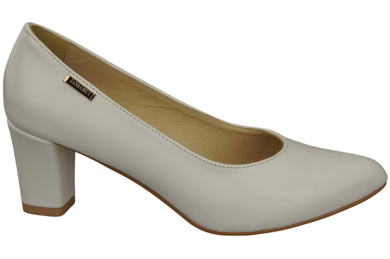 Classic Smooth Pumps Shoes Women's Black Natural Leather 213 ElitaBut