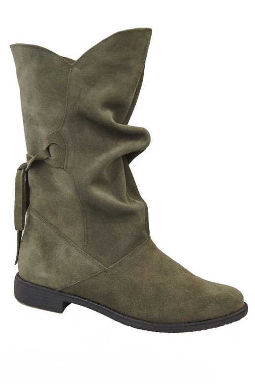 Shoes Women's boots Winter natural leather velor 999 Z ElitaBut