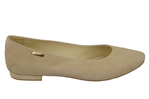 Women's shoes Ballerinas natural leather Suede 131 ElitaBut