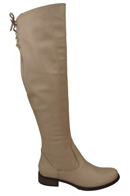 Shoes Boots Women Boots Over the knee boots Over the knee Natural Leather 121 ElitaBut