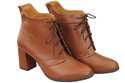 Shoes Boots Women Lace-up Spring / Fall natural leather 174 L ElitaBut