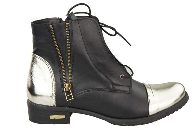 Shoes Women's boots Winter natural leather Golden 820 Z ElitaBut