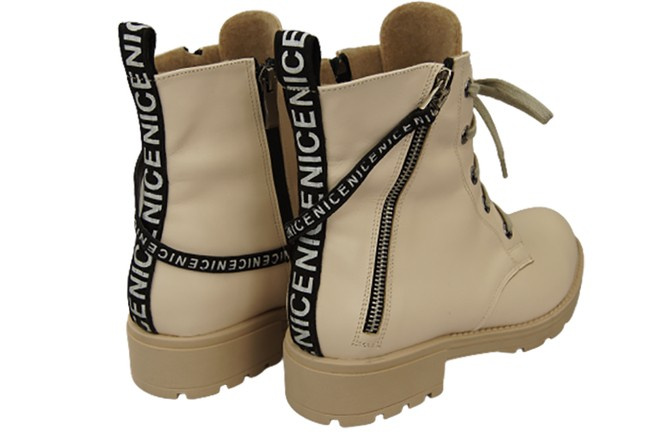 Footwear Boots Women's boots with the inscription NICE Natural Leather 173 Z ElitaBut