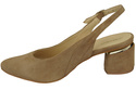 Women's Sandals in Natural Suede Leather - Elegance and Comfort 196 Z ElitaBut