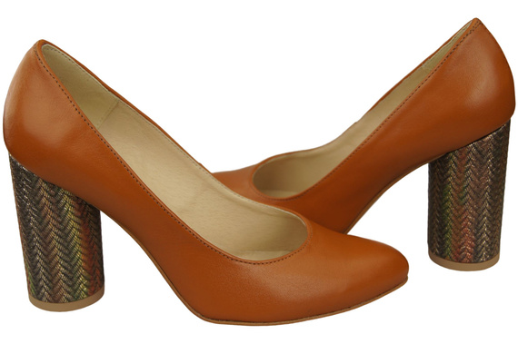 Women's shoes Pumps Natural leather 194 ElitaBut