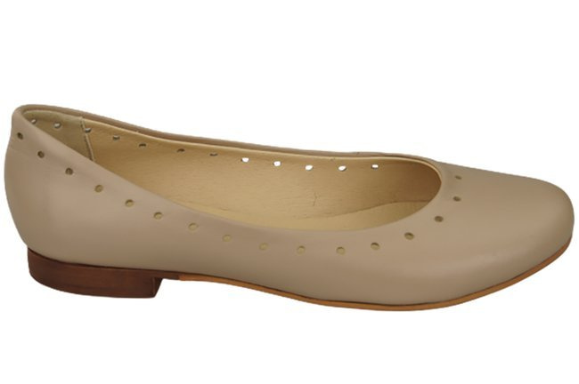 Women's Shoes Comfortable Ballerinas Natural Leather 162 ElitaBut