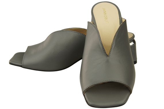 Women's Shoes High-Heeled Flip-Flops Natural Leather 210 ElitaBut