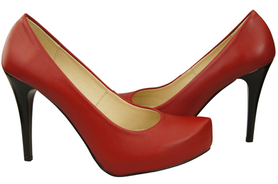 Women's shoes Pumps High heels natural leather 205 ElitaBut