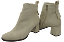 Women’s ankle boots in genuine suede leather, stable block heel, with zipper – 224 ElitaBut
