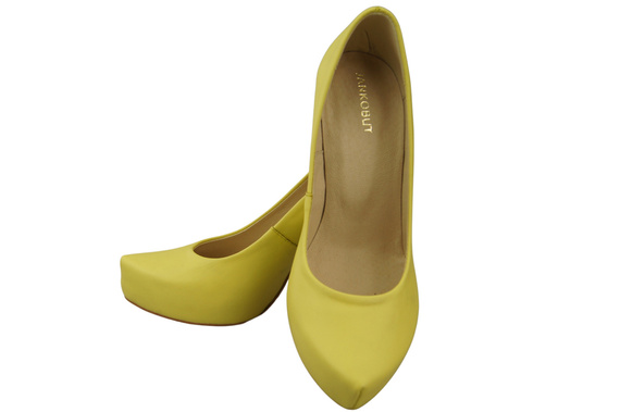 Women's shoes Pumps High heels natural leather 205 ElitaBut