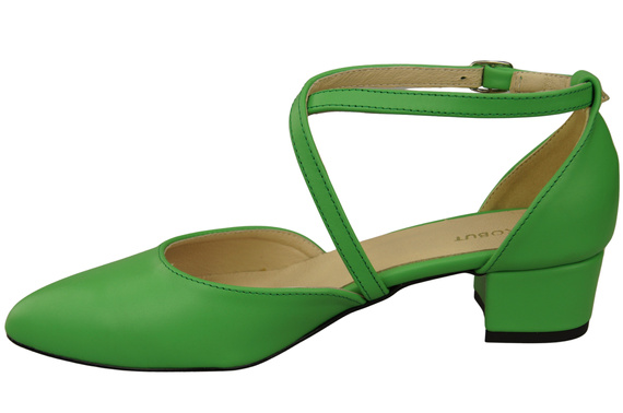 Women’s Leather Sandals with Straps Low Heel 223 ElitaBut