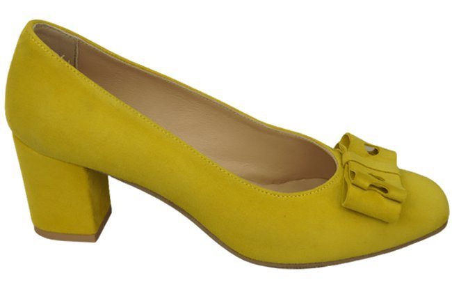 Women's shoes Pumps Natural leather suede 163 ElitaBut