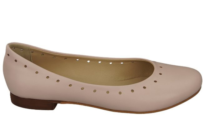 Women's Shoes Comfortable Ballerinas Natural Leather 162 ElitaBut