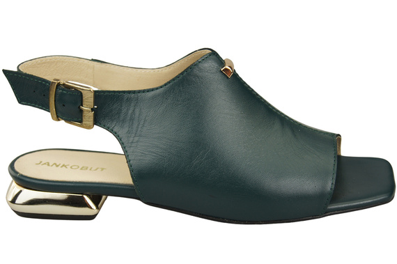 Comfortable Women's Shoes Sandals Flat Gold Heel Natural Leather 207 ElitaBut