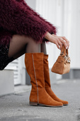 Shoes Boots Women's natural leather Velor 153 ElitaBut