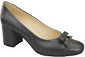 Women's Pumps with a Bow, Natural Leather and Low Heel 203 ElitaBut