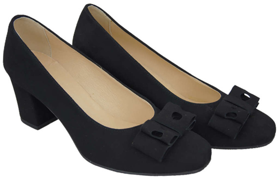 Women's shoes Pumps Natural leather suede 163 ElitaBut