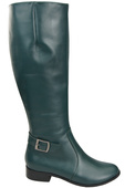 Women’s  leather boots, lined officer boots, flat 225 ElitaBut