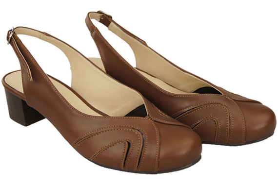 Footwear Women Sandals natural leather 842 ElitaBut