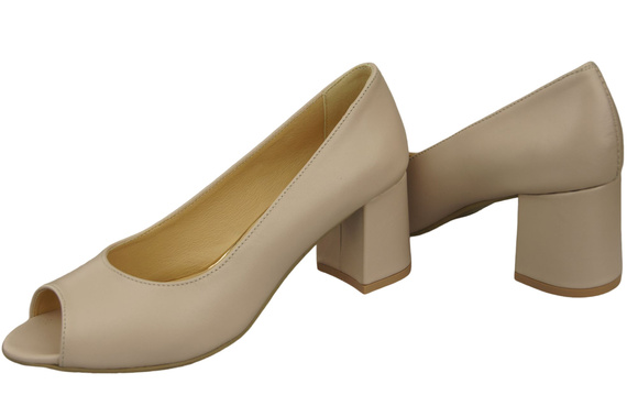 Women's Shoes PEEP TOE Natural leather 192 ElitaBut