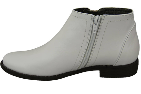 Wiosna Obuwie Damskie Botki skóra naturalna Czarne 872 ElitaBut