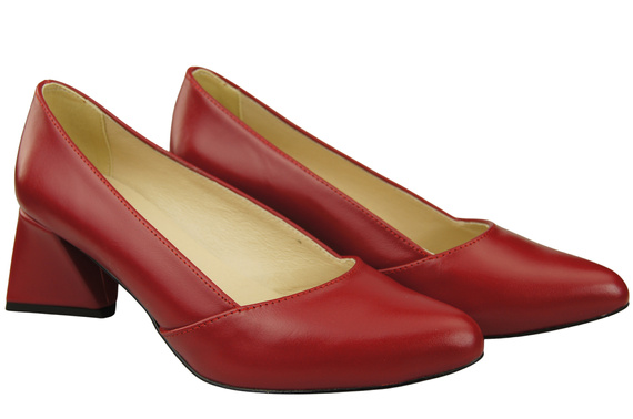 Women’s Pumps Genuine Leather Pointed Toe Heel ElitaBut 221