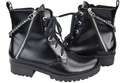 Footwear Boots Women's boots with the inscription NICE Natural Leather 173 Z ElitaBut