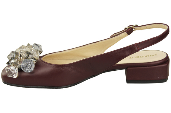 Women's Shoes Sandals with Crystals Natural Leather 215 ElitaBut