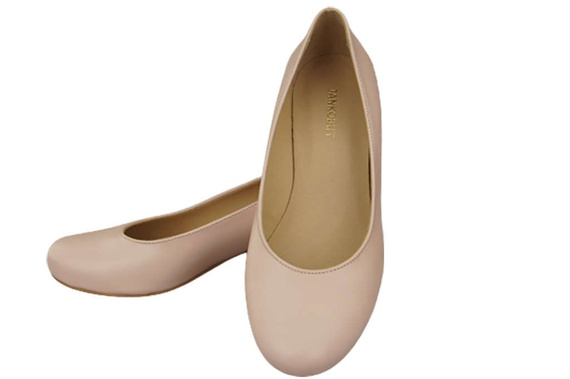 Obuwie Damskie Czółenka Skóra naturalna 159 Róż Pudrowy ElitaBut