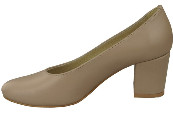 Women's Shoes Pumps Natural Grain Leather 125 ElitaBut