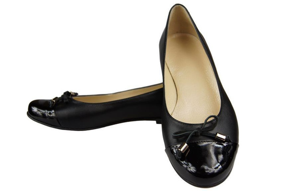 Shoes Ballerinas Women's natural leather 895 ElitaBut