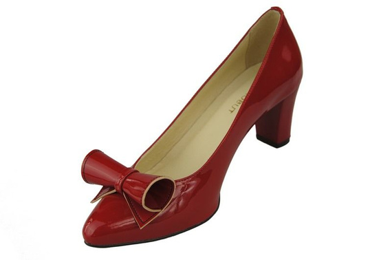 Women's shoes Pumps natural leather Lacquer 975 ElitaBut