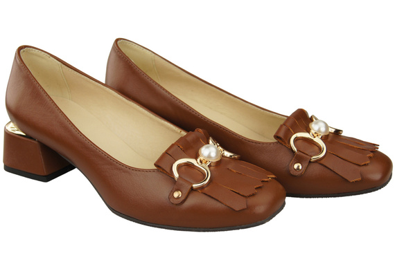 Women's shoes Pumps Natural leather 195 ElitaBut