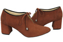 Women's shoes Low shoes Natural leather velor 183 ElitaBut