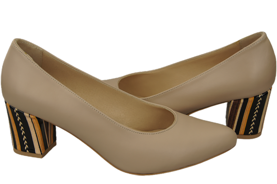 Women's Shoes Pumps Natural leather 158 ElitaBut