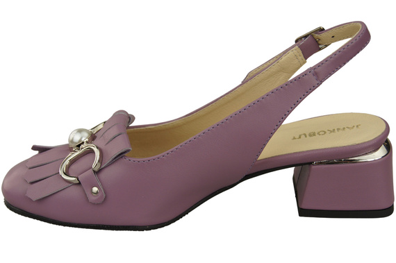 Women's Shoes Sandals Decorated with Fringes Natural Leather 208 ElitaBut